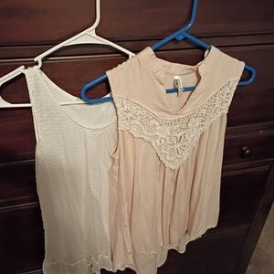 2 Dressy Tank Tops Small